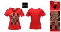 baby phat t-shirt women coton pas cher 2013 usa coach rouge